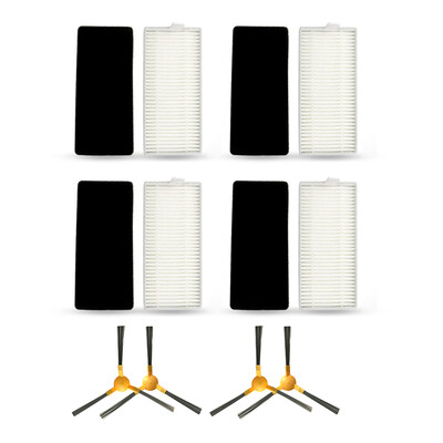 

Filters Sponges Side Brushes For NEATSVOR X500 Sweeper Accessories Durable