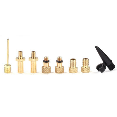 

8pcsset Aluminum Alloy Bike Valve Conversion Nozzles Bicycle Valve Adapter