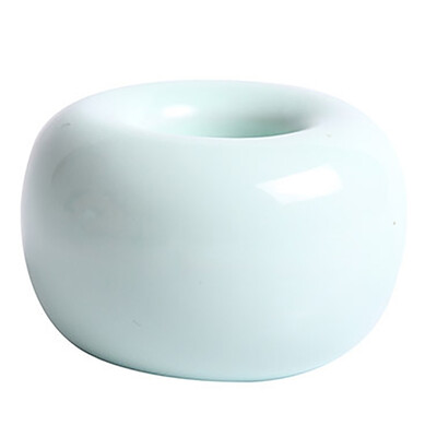 

Europe Simple Style Creative Bathroom Toothbrush Ceramic Base White Porcelain Trays Rectangle Holder Stand Sanitary Storage