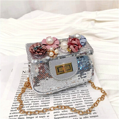 

Tailored Girl Colorful Flower Sequins Casual Vacation Simple Crossbody Bag Fashion Bag
