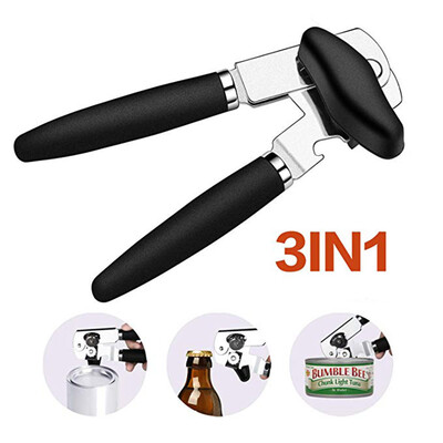 

Siaonvr Professional Stainless Steel Strong Heavy Duty Chrome Kitchen Tin Can Opener