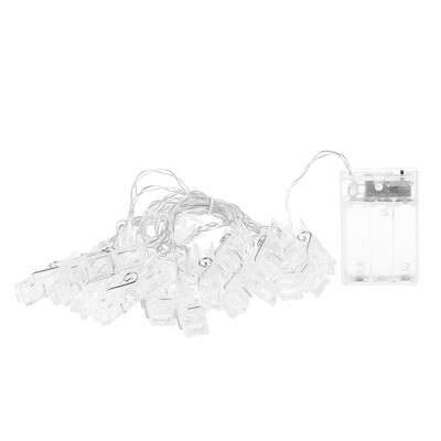 

Clip Creative LED Photo Wall String Colorful Flash Light Bedroom Decoration
