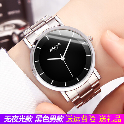 

Mens watch waterproof fashion trend Korean version of the simple casual atmosphere student couple quartz female watch