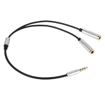 

35mm Audio Splitter Cable AUX Stereo 1 Male to 2 Female Headphone Extension Cable Adapter for Smart Phone Tablet PC Laptop other