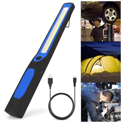 

〖Follure〗2in1 Rechargeable LED COB Camping Work Inspection Light Lamp Hand Torch Magnetic