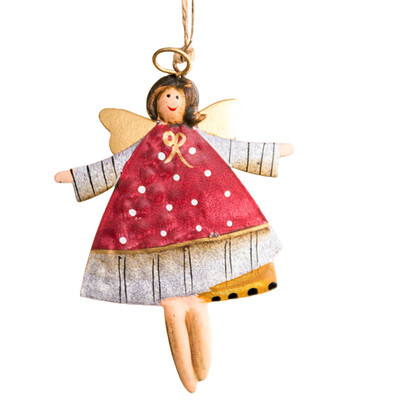 

Toponeto Christmas Decor Gifts Iron Pendant Tree Ornament Party Home Hanging Decor