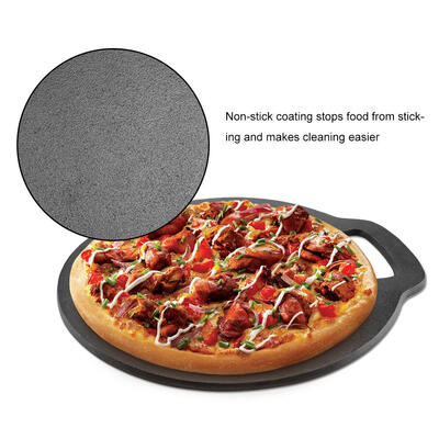 

Greensen Non-stick Cast Iron Pizza Bread Scones Baking Stone Plate Pizza Baking Plate Cast Iron Pizza Baking Stone