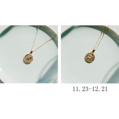 

1 Pc Zodiac Sign Necklace 12 Constellation Necklace Celestial Keepsake Jewelry Virgo Taurus Leo Gemini Fashion Jewelry Gift