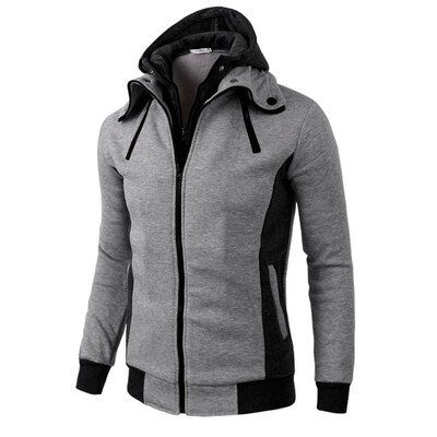 

Gobestart Mens Autumn Winter Warm Casual Zipper Long Sleeve Hooded Coat Top Blouse Jacket