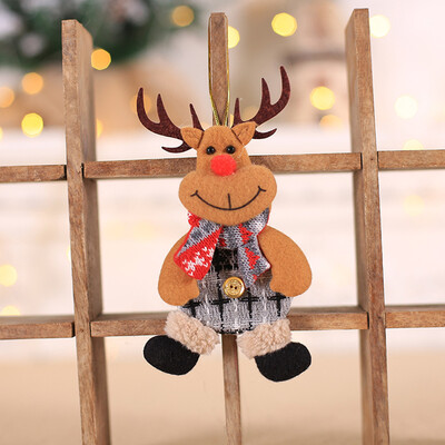 

Tailored Christmas Ornaments Gift Santa Claus Snowman Rein deer Toy Hang Decorations