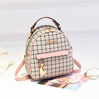 

The new trendy Korean version of the womens bag is a simple backpack with a single shoulder&a oblique satchel