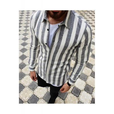 

US Men&39s Luxury Long Sleeve Shirt Casual Slim Fit Stylish Dress Shirts Tops