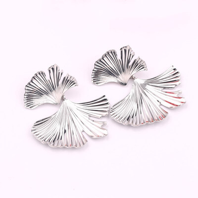 

Hot Fashion Metal Leaves Dangling Long Statement Leaf Drop Earrings For Women Fashion Jewelry Wholesale Bijoux Pendientes Mujer