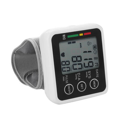 

LCD Digital Electronic Blood Pressure Wrist Monitor Heart Pulse Rate Meter