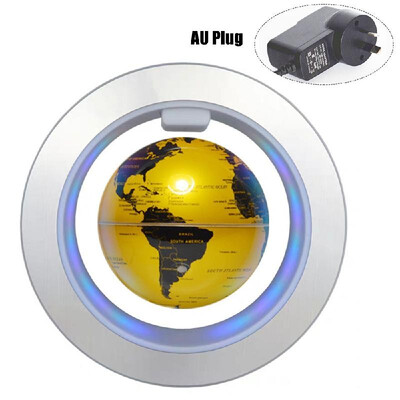 

Magnetic-Levitation Floating Globe 4" with LEDs Light Levitating World Map Globe for Home Office Desk Decoration Children Educatio