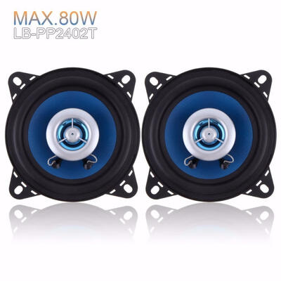 

2pcs LB-PP2402T Durable 4 Inch 80W High-End Car Coaxial Speakers 2-Way Car Audio Speakers Coaxial Speaker