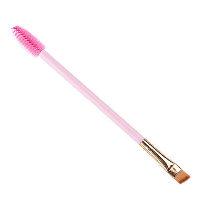 

Double Head Eyelash Bevel Eyebrow Brush Eyelashes Brow Beauty Makeup Tool