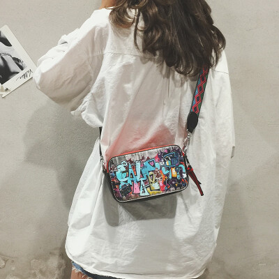 

New small bag fashion Korean-style Korean-style Korean-style Korean-style womens womens canvas single-shoulder bag