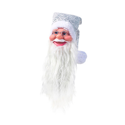 

Toponeto Cute Santa Claus Red Wine Bottle Mouth Decoration Christmas Ornament Home Decor