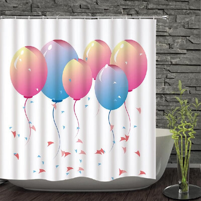 

Shower Curtain Decorative Bath Curtains Waterproof Polyester Fabric Anti-mildew Bathroom Curtains for Bathtub Showers