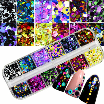 

〖Follure〗Colorful Nail Art Tips Stickers 3D Laser Makeup Manicure DIY Decals Decoration