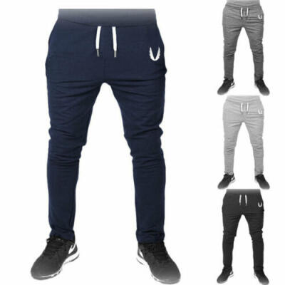 

Men Casual Sport Pants Gym Slim Trousers Running Joggers Gym Sweatpants Pants