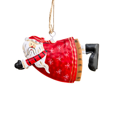 

〖Follure〗Christmas Decor Gifts Iron Pendant Tree Ornament Party Home Hanging Decor