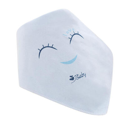 

Reusable Baby Triangle Cotton 2 Layers Bandana Slabber Drool Burp Bibs
