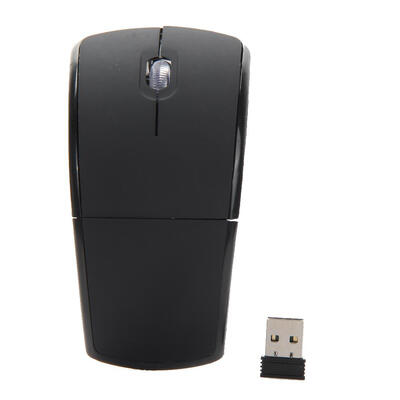 

24GHz Foldable Arc Wireless Optical Mouse Mice USB Receiver for Laptop