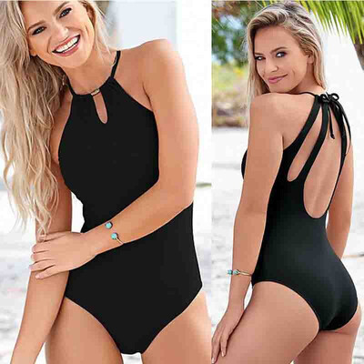 

Women Push Up One Piece Bikini Monokini Swimsuit Bandage Swimwear Bathing Suit