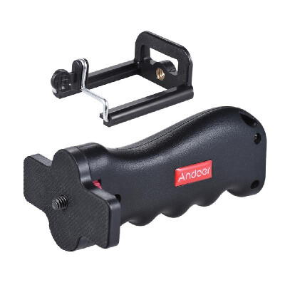 

Andoer Cross-shaped Mini Universal Handheld Grip Handheld Stabilizer Holder Adjustable Phone Holder with 14" Screw Mounts for 5