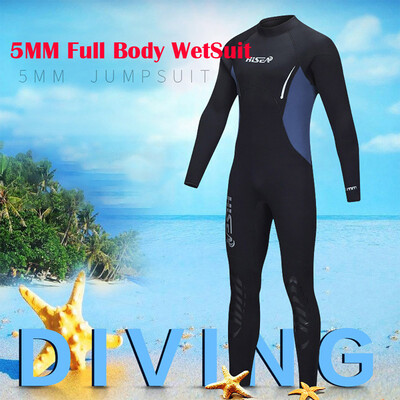 

Saidsome MEN WetSuit 5MM Full Body suit Super stretch Diving Suit Swim Surf Snorkeling diving suit diving water diving mask
