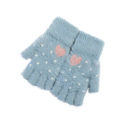 

Tailored Women Cute Winter Knitted Gloves Soft Multifunctional Warm Plush Mitten