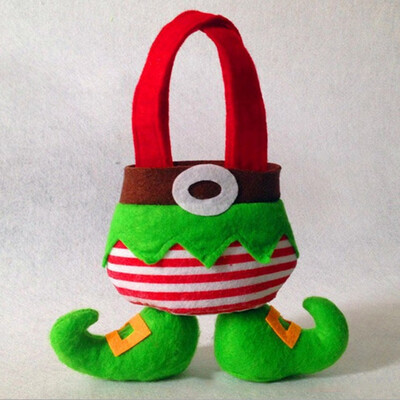 

Santa Pants Christmas Candy Bags Wine Stocking Bottle Gift Bag Decoration Vogue