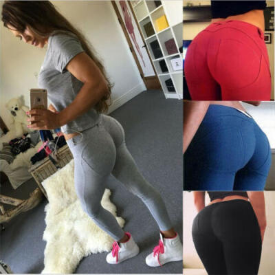 

Womens Butt Lift Sports Yoga Pants Hip Push Up Leggings Fitness Workout Stretch