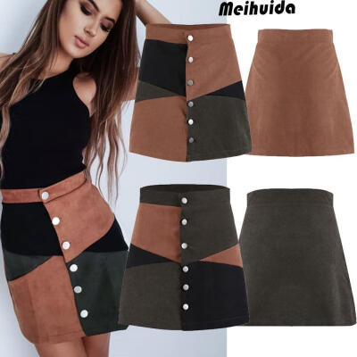 

Women High Waist A-Line Mini Skirt Pencil Skirt Wrap Dress Clubwear