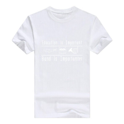 

Education Important Band Importanter Funny Band Short Sleeve T-Shirt