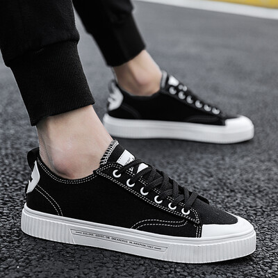 

Mens shoes summer 2019 new canvas shoes men breathable flat shoes student casual shoes network celebrity shoes male trendy shoes