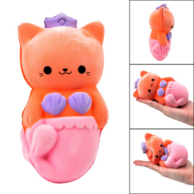 

YIWULAFurry Beauty Cat Slow Rising Squishies Toy Squishes Stress Relief Toy for Kids