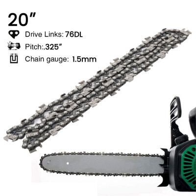 

20inch Saw Chain 76 Driver Links 325Pitch for Timberpro 62CC Part Kit Death Korps Miniature Tools Chainsaw Chain