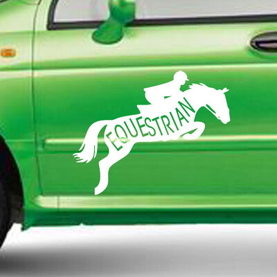 

Tailored The Equestrian Sticker Custom Car Truck Window Drift Vinyl Decal Sticker Funny