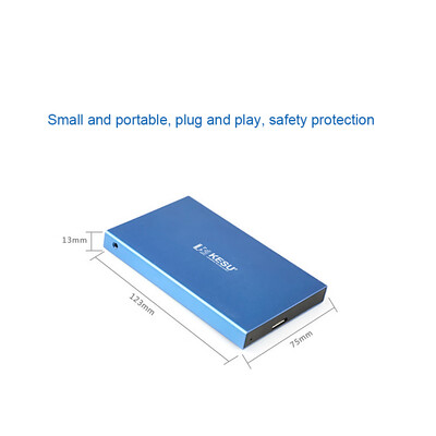 

Portable External Hard Drive USB 30 40G60G80G120G160G250G320G500G1T2T HDD External HD Hard Disk for PCMac Blue 1T
