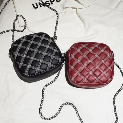 

Women Plaid Bags Faux Leather Small Handbag Satchel Cross Body Shoulder Bag