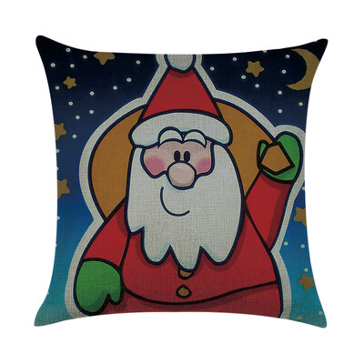 

Siaonvr Halloween Pillow Box Linen Sofa Funny Ghost Pad Cushions Home Decoration