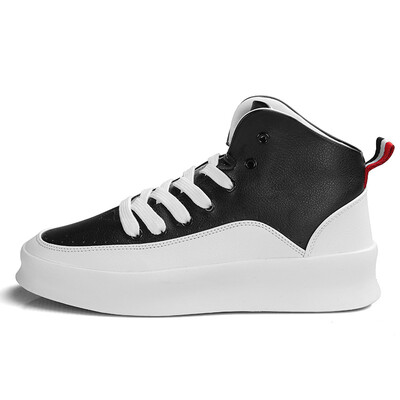 

Autumn new sports shoes mens Korean version of the trend of personality high-top shoes thick-soled cakes hip-hop shoes