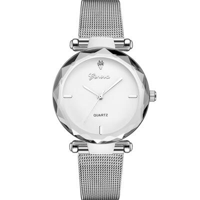 

2018 GENEVA Fashion Female Watches Women Luxury Quartz Watch Gold Stainless Steel Dress Watches Reloj Hombre