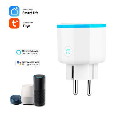

Smart WiFi Socket Remote Control by Smart Phone from Anywhere Timing Function Compatible with Amazon Alexa&for Google Home IF