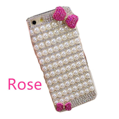 

GANGXUN Vivo V15 Pro V11 V11i V9 Y85 Y17 Y97 Y93 Y51 X21 UD Luxury Pearl Diamond Bow Case