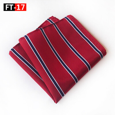 

Mens handkerchief square 2019 polyester material fashion striped wild suit pocket towel dress square