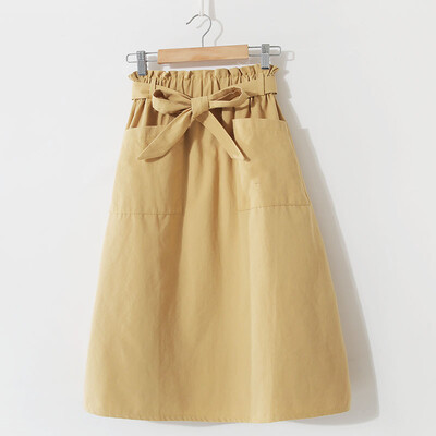 

Roseonmyhand Womens Casual Denim Vintage Comfortable High Waist Ladies Long Skirt